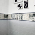 Smooth Tin Matte 8x24 Ceramic  Tile