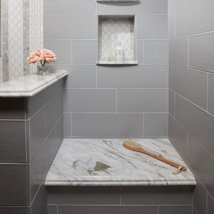 Smooth Tin Matte 8x24 Ceramic  Tile