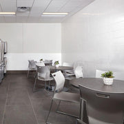 Smooth White Glossy 8x24 Ceramic  Tile