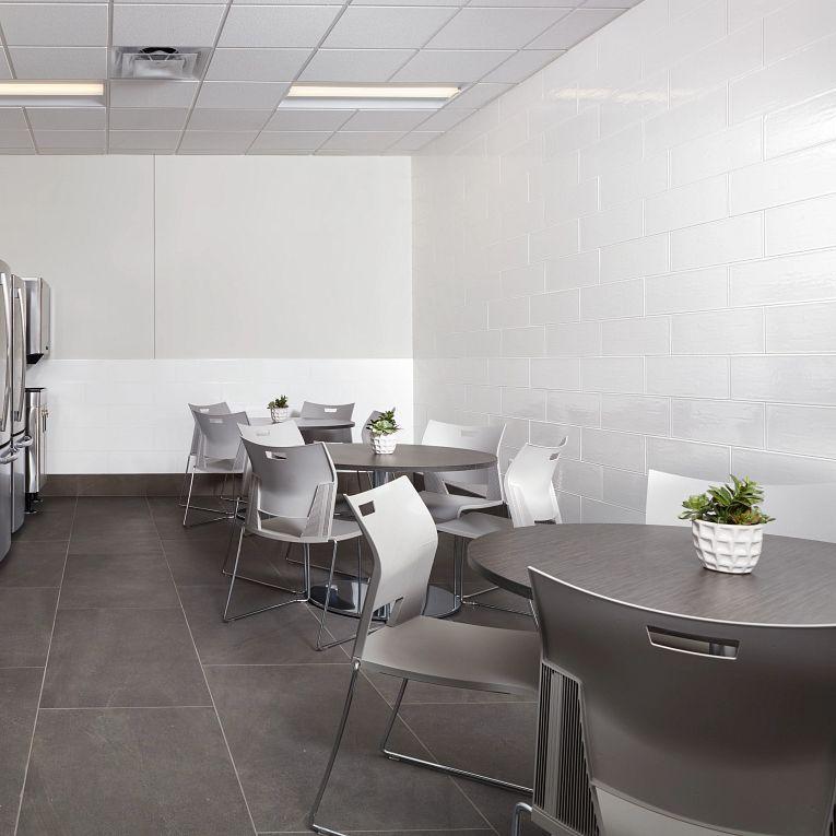 Smooth White Glossy 8x24 Ceramic  Tile