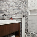 Smooth White Matte 8x24 Ceramic  Tile