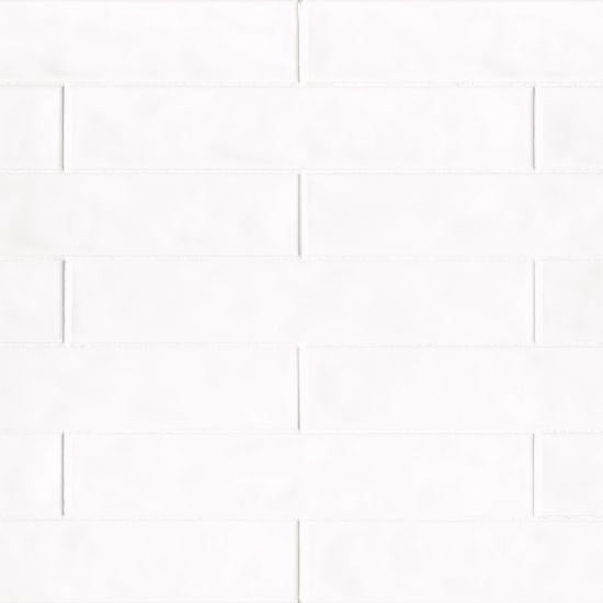 Sorrento Bianco Glossy 3x16 Ceramic  Tile