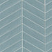 Sorrento Celeste Chevron Left Glossy 2.5x10 Ceramic  Tile