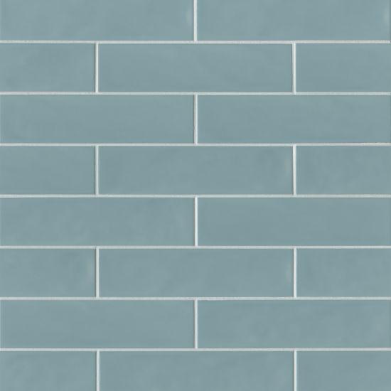 Sorrento Celeste Glossy 2.5x10.25 Ceramic  Tile
