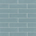 Sorrento Celeste Glossy 2.5x10.25 Ceramic  Tile