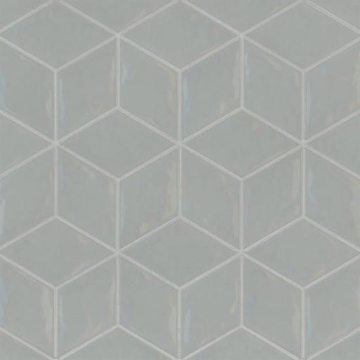 Sorrento Grigio Rhombus Glossy 4x6-5/8 Ceramic  Tile