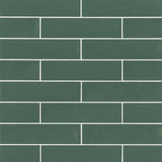 Sorrento Verde Glossy 2.5x10.25 Ceramic  Tile