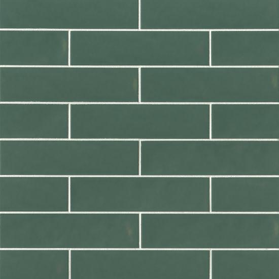 Sorrento Verde Glossy 2.5x10.25 Ceramic  Tile