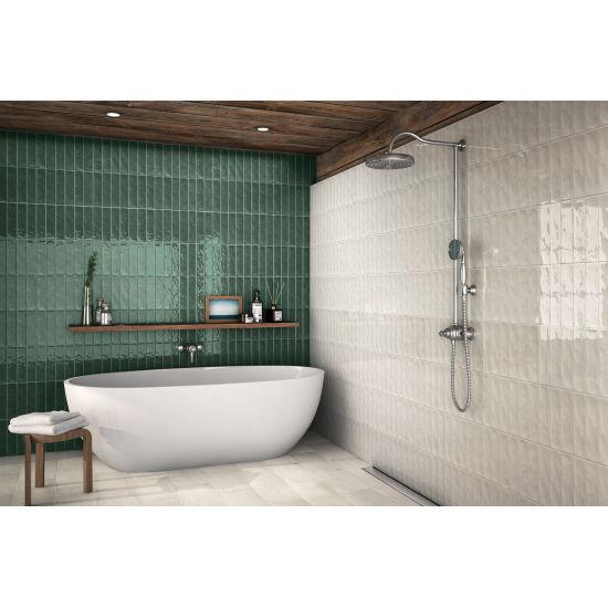 Sorrento Verde Glossy 2.5x10.25 Ceramic  Tile