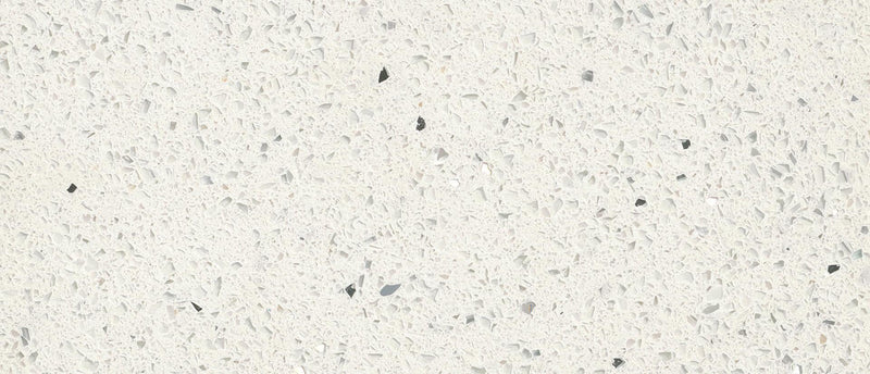 Sparkling White 112x26 2 cm Polished Quartz Prefab