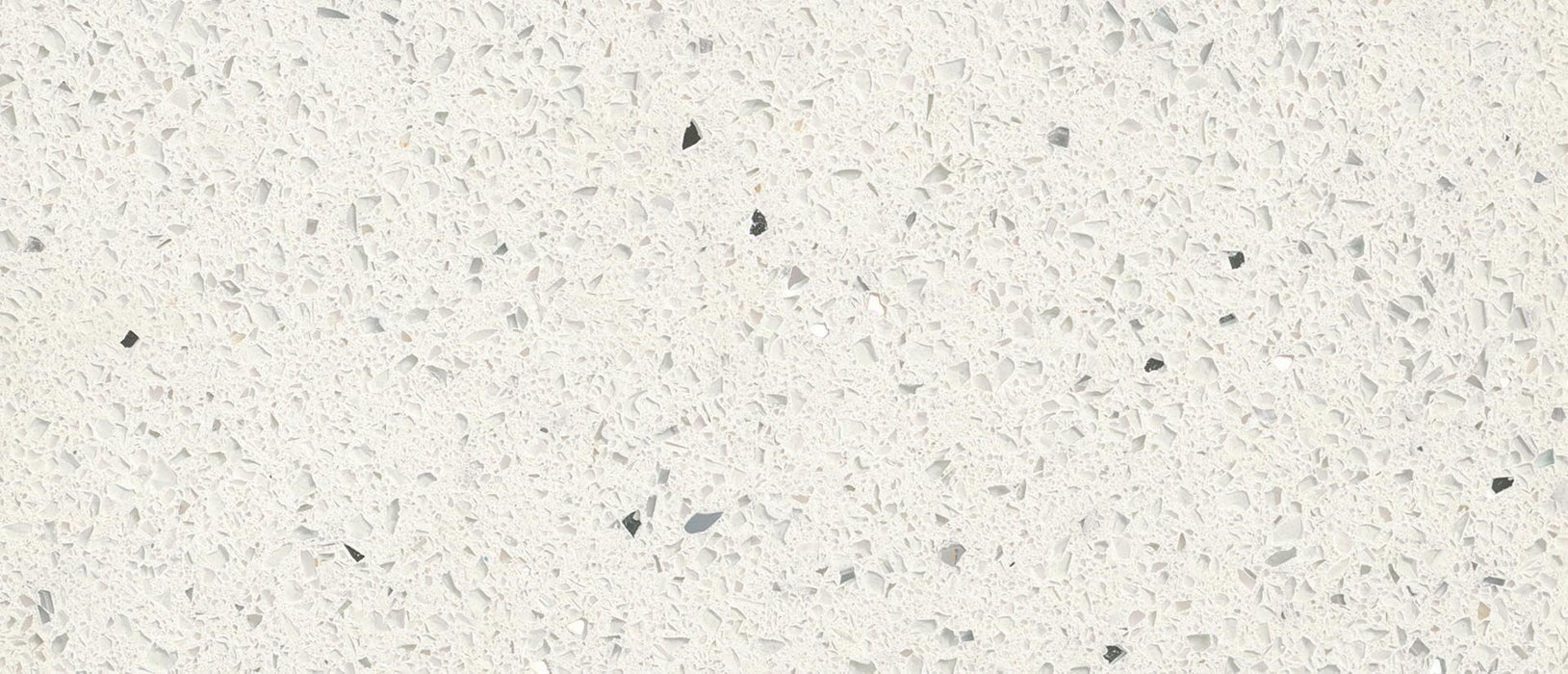 Sparkling White 126x63 2 cm Polished Quartz Slab