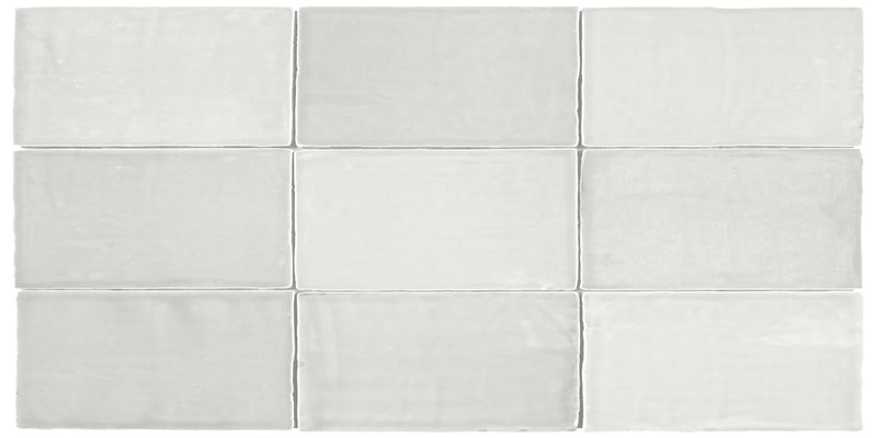 St Tropez Blanco Glossy 2.5x5 Ceramic Bullnose