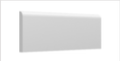 St Tropez Coral Glossy 2.5x5 Ceramic Bullnose