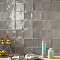 St Tropez Gris Glossy 5x5 Ceramic  Tile