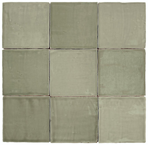 St Tropez Verde Glossy 5x5 Ceramic  Tile