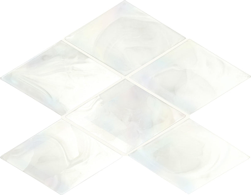 Starcastle Milky Way 3-3/4x5-1/2 Diamond Satin Glass  Mosaic