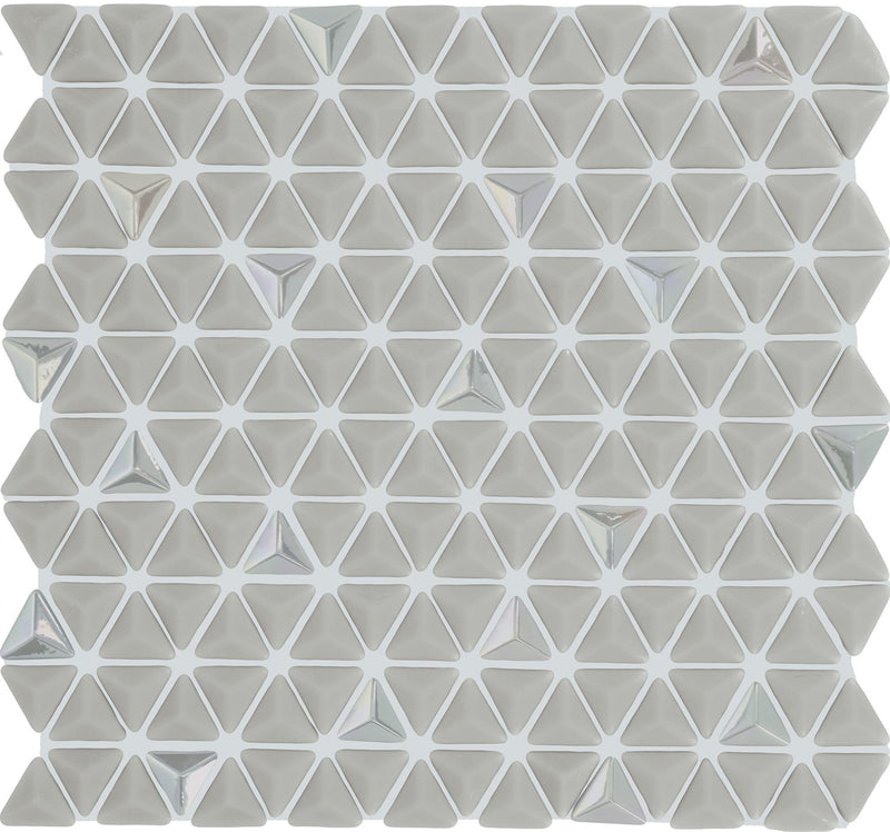 Starcastle Supernova 1x1 Triangle Matte Glass  Mosaic