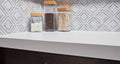Stone Mesh Patterns Bianco Harlow Polished Marble  Mosaic