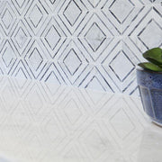 Stone Mesh Patterns Bianco Harlow Polished Marble  Mosaic