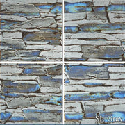 Stoneledge Grey Glossy, Smooth 6x6 Porcelain  Tile