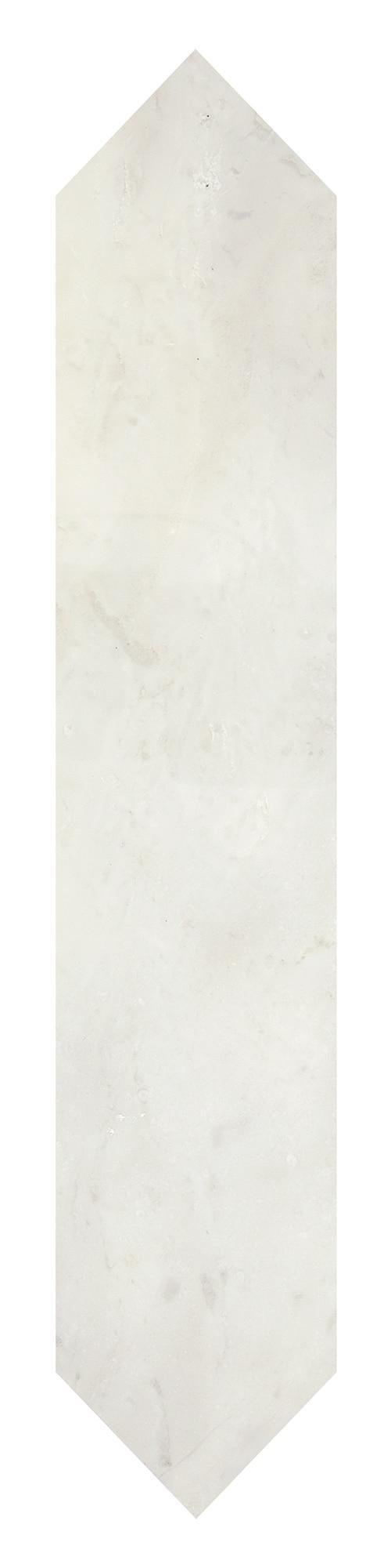 Stormy Mist Marble Tile 3x15 Honed   3/8 inch
