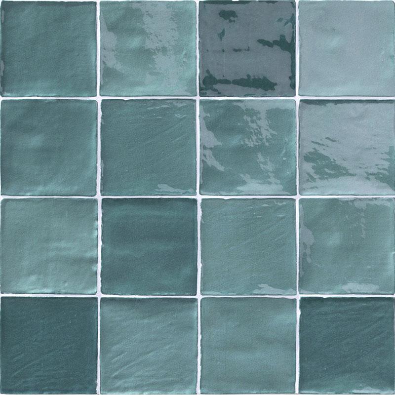 Stow Mix Turchese 4x4 Ceramic  Tile