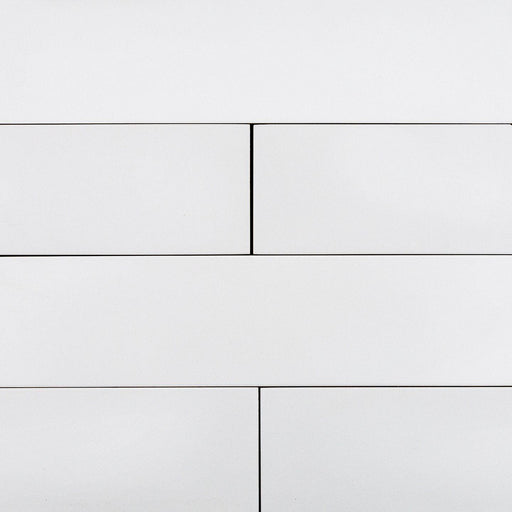 Stromboli White Plume 3.5x14.5 Ceramic  Tile
