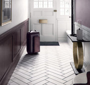 Stromboli White Plume 3.5x14.5 Ceramic  Tile