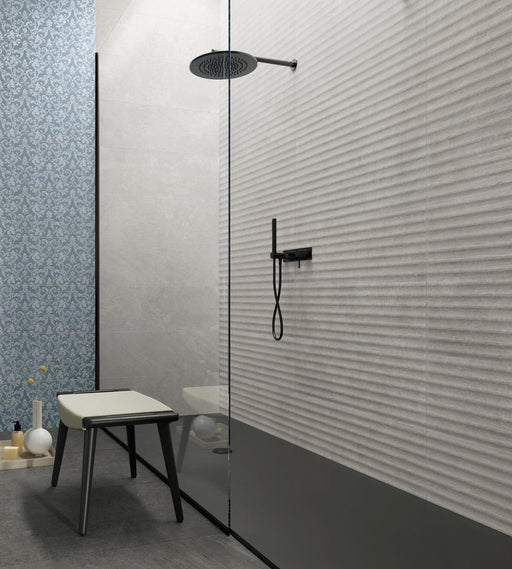 Supergres H24 Pearl Struttura Textured 12x36 Ceramic  Tile