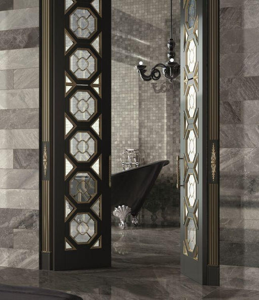 Supreme Charcoal Natural 2x2 Square Matte Porcelain  Mosaic