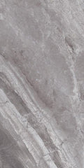 Supreme Grey Book Match Polished 48x96 Porcelain  Tile