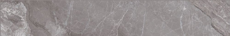 Supreme Grey Levigato Polished 2x12 Porcelain Bullnose