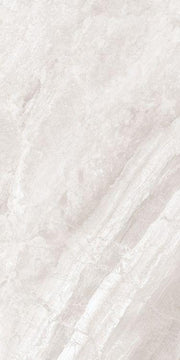 Supreme Ivory Book Match Polished 48x96 Porcelain  Tile