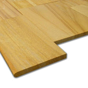 Teak Wood Sandstone Paver Pattern Sandblasted