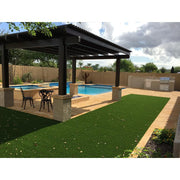 Teak Wood Sandstone Paver Pattern Sandblasted