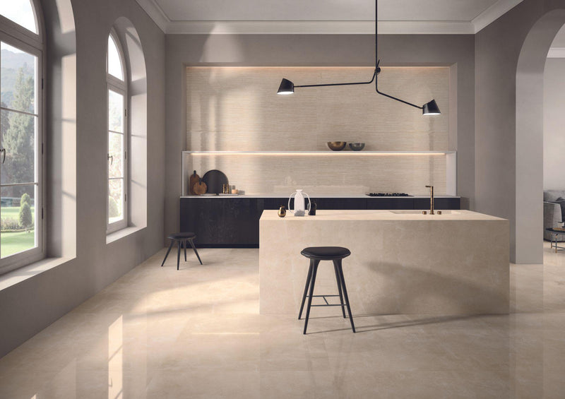 Tele Di Marmo Reloaded Marfil Matte 12x24 Porcelain  Tile