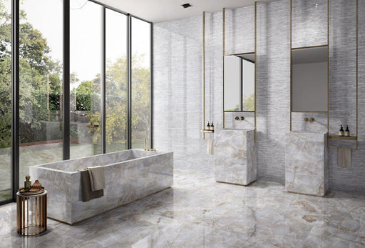 Tele Di Marmo Reloaded Onice Klmt Polished 24x48 Porcelain  Tile