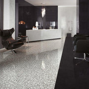 Terrazzo Black 24x24 Porcelain  Tile