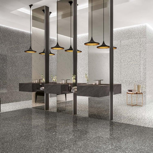 Terrazzo Grey 24x24 Porcelain  Tile