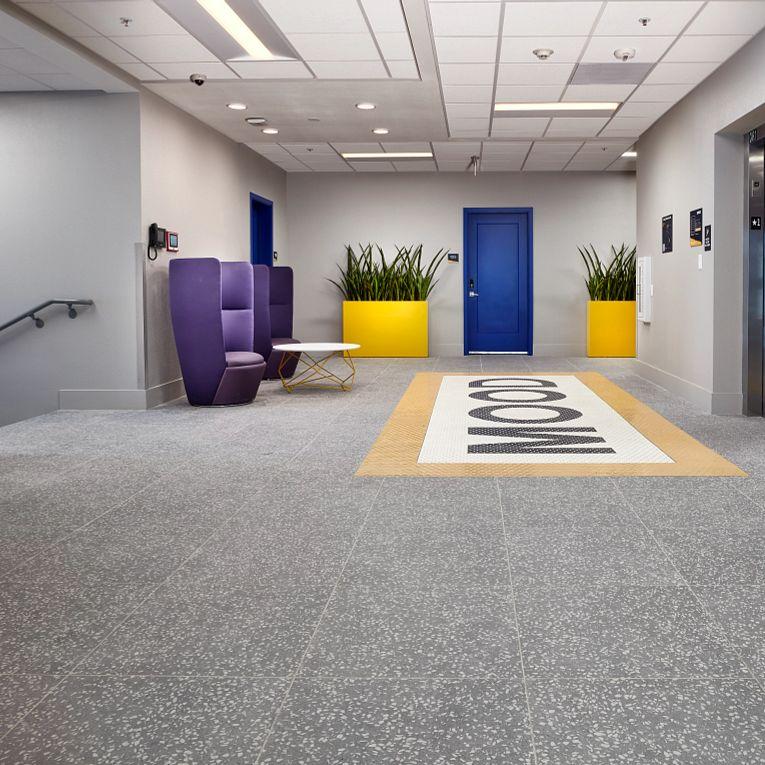 Terrazzo Grey 24x24 Porcelain  Tile