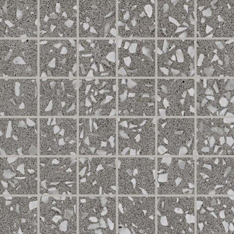 Terrazzo Grey 2x2 Square  Porcelain  Mosaic