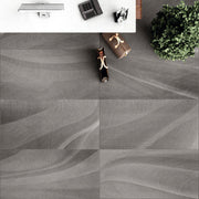 Texture Antracite Matte 12x24 Porcelain  Tile