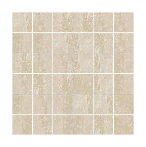 The Rock Taupe 2x2 Square  Porcelain  Mosaic