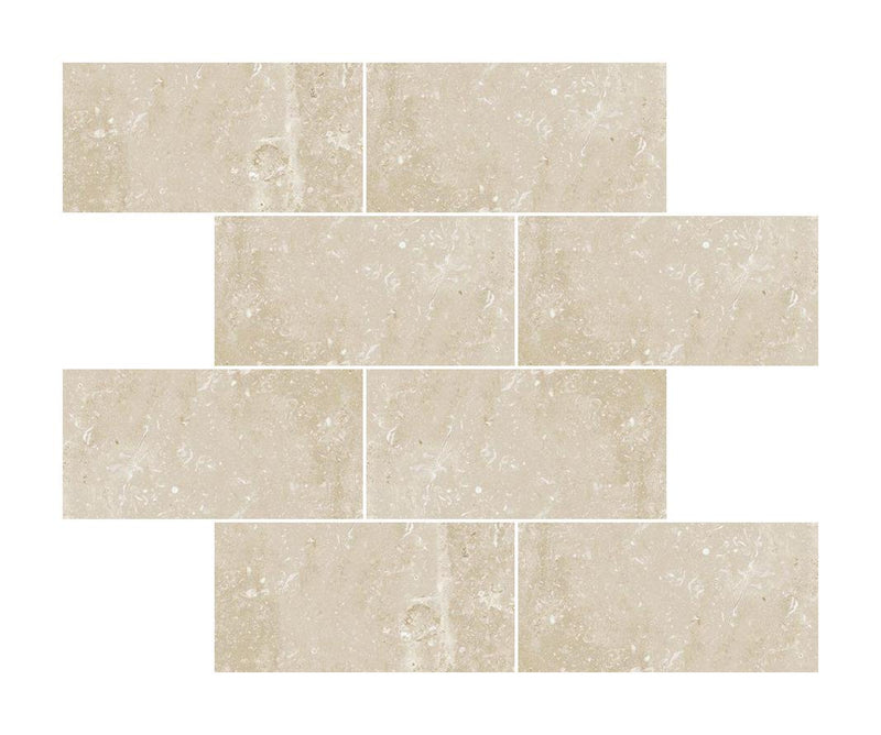 The Rock Taupe 3x6 Subway  Porcelain  Mosaic