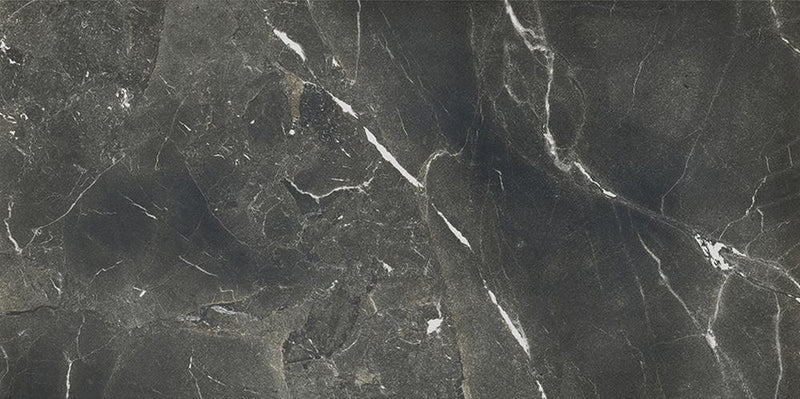 Timeless Black Deep Polished 12x24 Porcelain  Tile