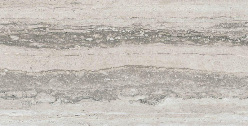 Tipos Silver Polished 3x24 Porcelain Bullnose