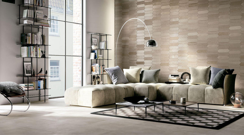 Tissue Beige Matte, Glossy 3x11 Porcelain  Tile