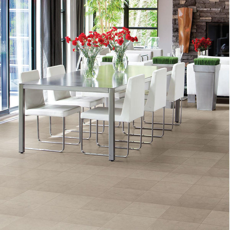 Touques Gris Limestone Tile 18x18 Honed   1/2 inch
