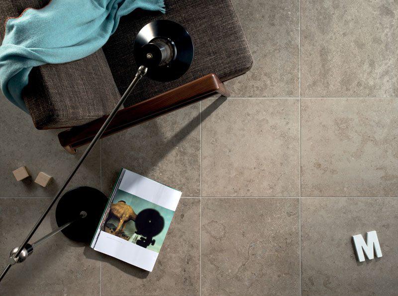 Trace Fossil Grey 18x18 Porcelain  Tile