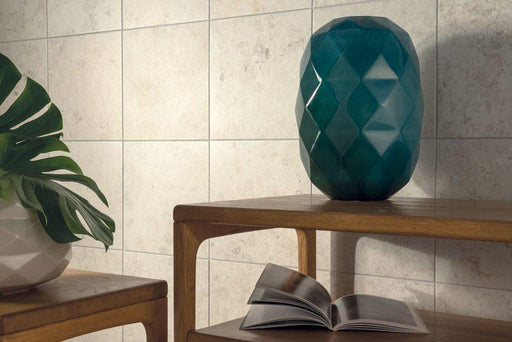 Trace Mineral White 18x18 Porcelain  Tile